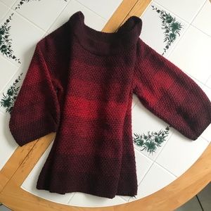😍😍😍PRICE REDUCED😍😍 Red and Claret Red Sweater